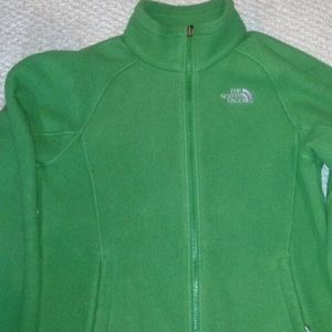 Fleece zip up North Face Jacket